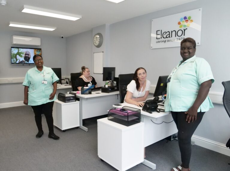 Careworkers at Eleanor Healthcare Group's Bexley Office