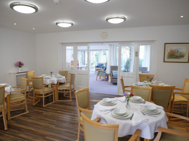 Hartley House Care Home Dining Room