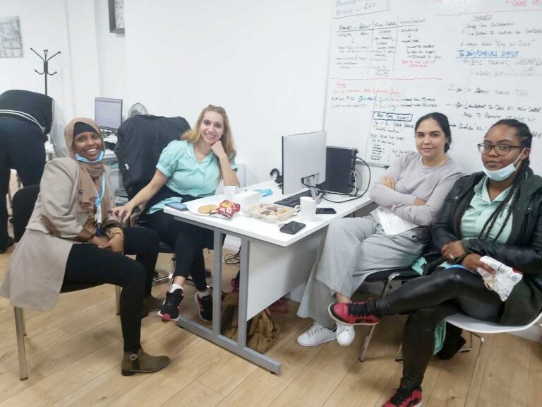 Care Workers at Eleanor Healthcare Group's Brent Office