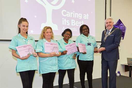 Eleanor Healthcare Group Home Care Workers Receiving Awards and Recognition